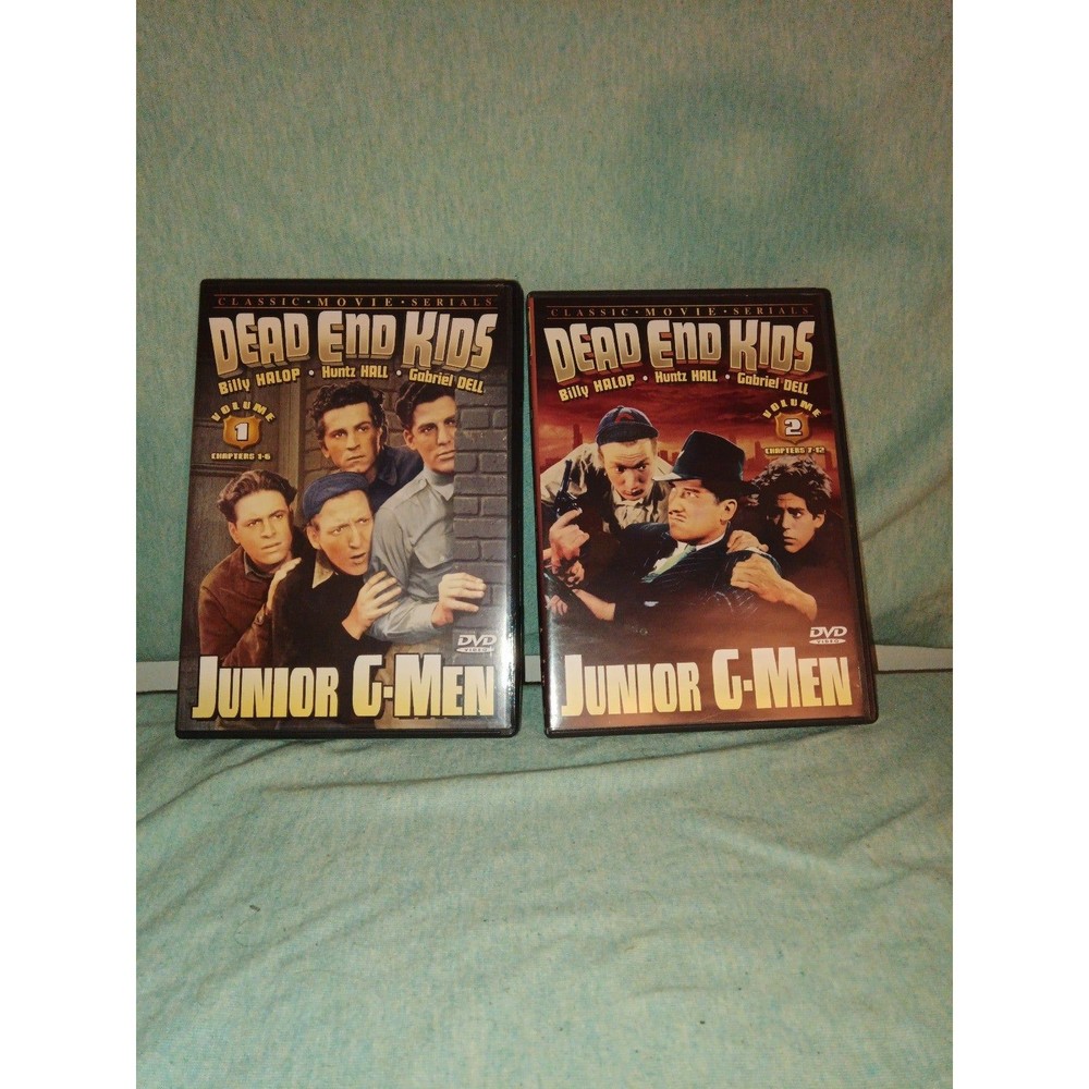 Junior G-Men Vol 1 & Vol. 2 on dvd, very good